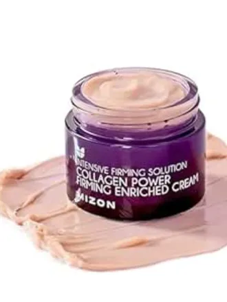 Collagen Power FIRMING ENRICHED CREAM (50 ml) Kore cilt bakımı – derinlemesine nemlendirici deniz kolajen kremi, düz, genç ciltler için