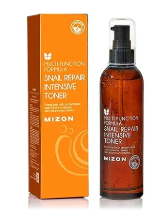 SNAIL REPAIR YOĞUN TONER (100 ml) Kore bakımı – hyalüronik asit ve salyangoz mucin içeren yoğun nemlendirici losyon – esneklik, kırışıklık azaltma ve hassas ciltler için parlaklık