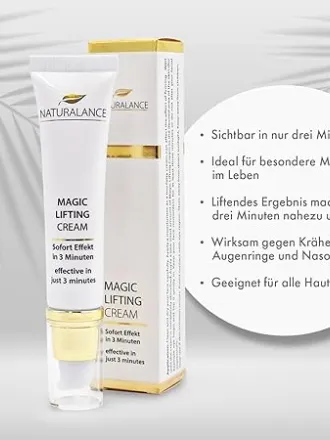 Naturalance Magic Lifting Cream | Yağlandırmaz | Zengin İçerikli Bakım | 15 ml İçerik 1x
