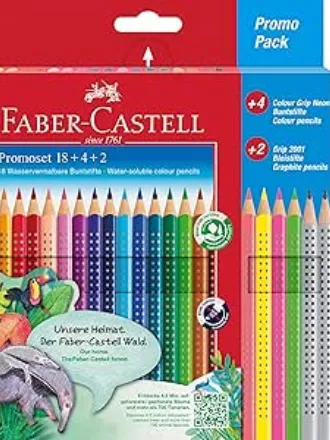 Faber-Castell 201540 - Color Grip 18 + 4 + 2 tanıtım seti